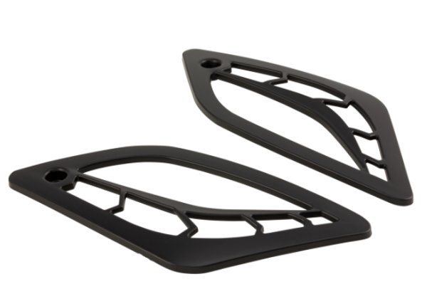 Grille de clignotant droite et gauche, arrière pour Vespa GTS/​GTS Super/​GTV/​GT 60/​GT/​GT L, noir mat