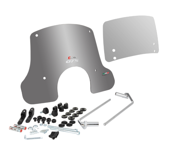 Pare-brise FACO "Twin-Screen "pour Vespa GTS /GTS Super 125/300ccm (`23-), teinté