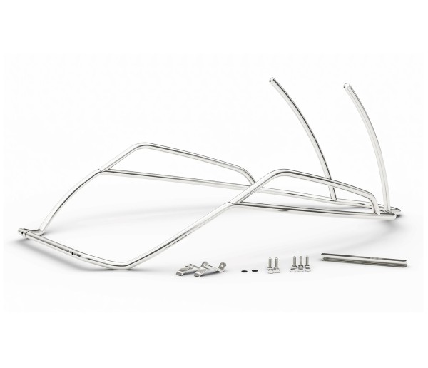 Barre de protection arrière chromée pour Vespa GTS, GTV, GTS Super