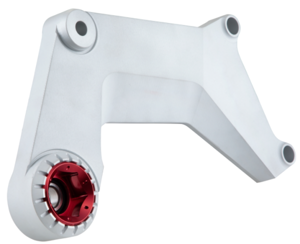 Bras oscillant pour échappement racing, arrière pour Vespa GTS/​GTS Super/​GTV/​GT 60/​GT/​GT L sans ABS, argent