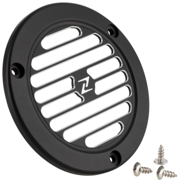 Cache roue de ventilateur vintage pour Vespa Primavera/​Sprint 3V i.e. 125/​150ccm 4T AC, noir mat