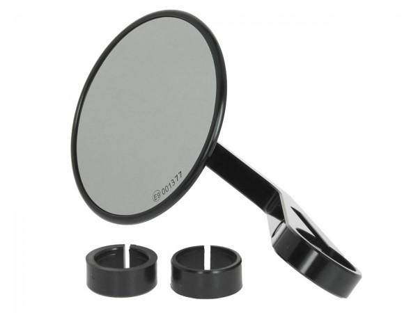 Rétroviseur d'extrémité de guidon pour Vespa gauche ou droite, noir, Highsider Montana