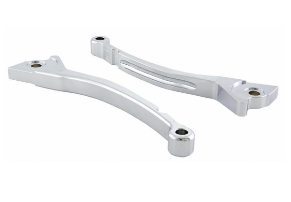 Jeu de leviers de frein sport ZELIONI pour Vespa, droite et gauche, chromé