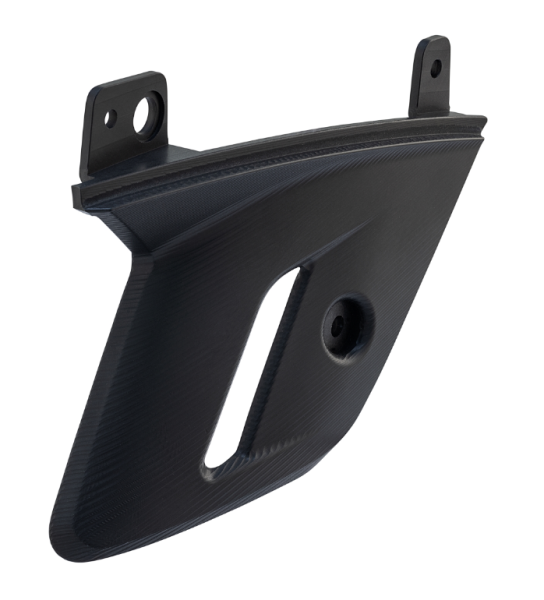 Carénage de fourche pour Vespa GTS/GTS Super 125/300ccm (`22-), alu, noir anodisé mat