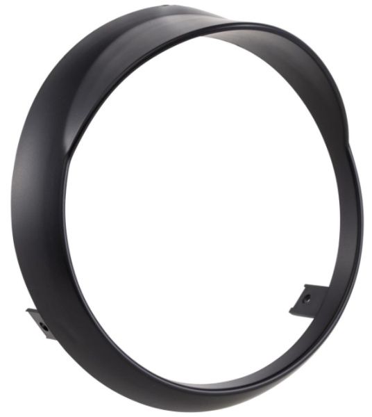 Anneau de lampe pour Vespa Primavera 50-150ccm 2T/​4T, noir mat