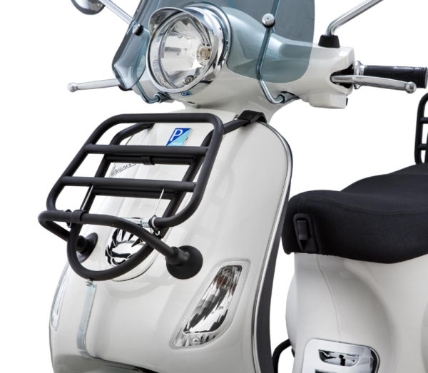 Porte-bagages avant pour Vespa LX /LXV /S 50-150ccm, pliable, noir