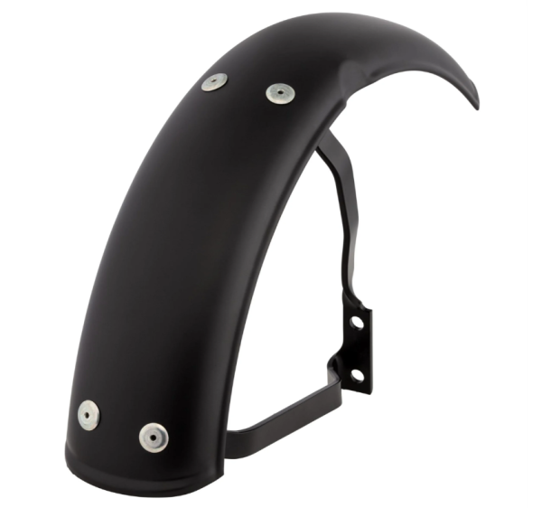 Aile Garelli pour Vespa PX 80-200ccm, métal, noir mat