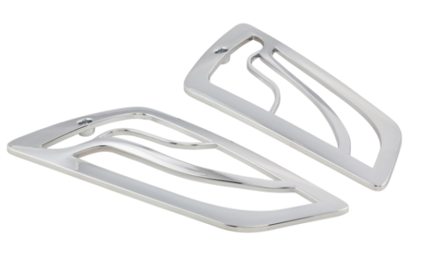 Grille de clignotant droite et gauche, avant pour Vespa GTS/​GTS Super/​GTV/​GT 60/​GT/​GT L, chromée