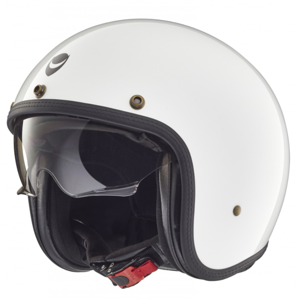 Helmo Milano casque jet, Audace, blanc