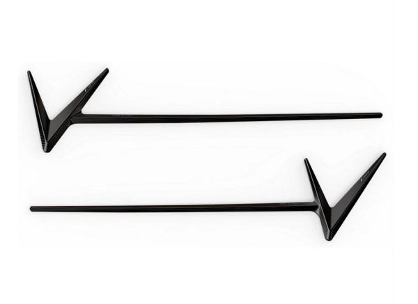 Inscription RIZOMA capot latéral pour Vespa Primavera/Sprint/Elettrica, noir