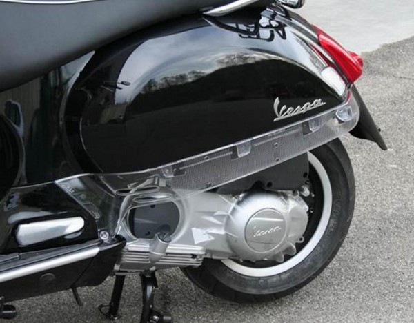 Baguettes d'ailes gauche/droite pour Vespa GTS/​GTS Super/​GTV 125-300ccm, transparent