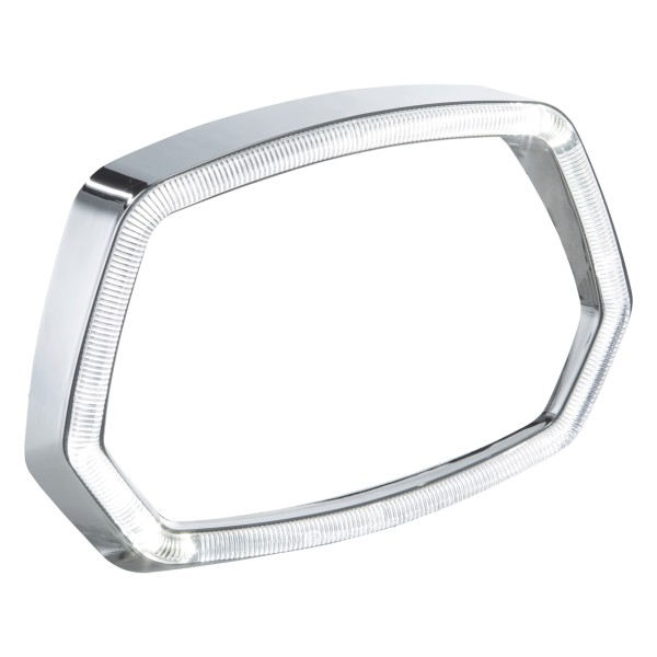 Anneau de lampe anneau lumineux LED chromé pour Vespa Sprint 125/​150ccm 4T ('13-'18)