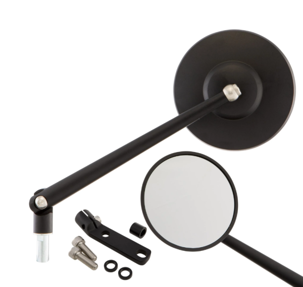 Rétroviseur standard gauche ou droit pour Vespa PX 80-200ccm, noir