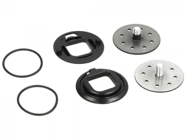 Mécanisme de visière, noir pour casque Piaggio Demi Jet, peau de carbone