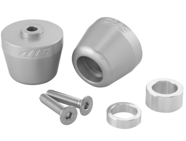 Masses d'extrémité de guidon gauche/droite pour Vespa Primavera/​Sprint/​ET/​LX/​LXV/​S, gris mat