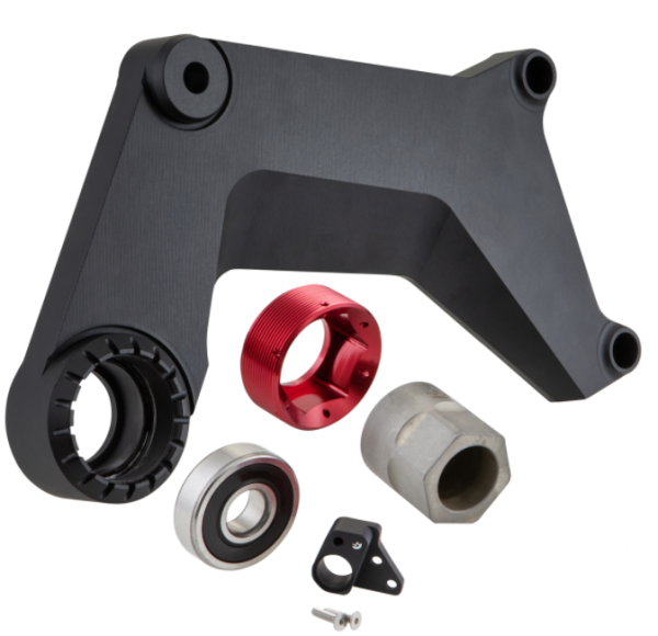 Bras oscillant pour échappement racing, arrière pour Vespa GTS/​GTS Super/​GTV 125-300ccm avec ABS, noir