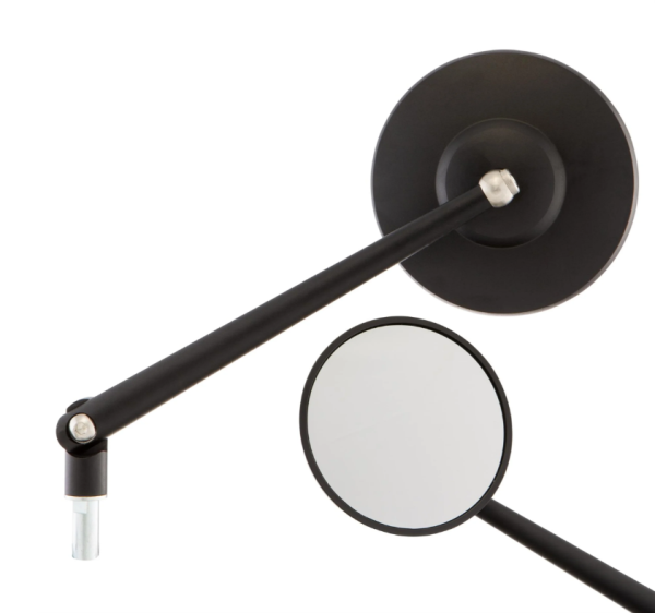 Rétroviseur standard gauche ou droit pour Vespa PX 125-200ccm, noir mat