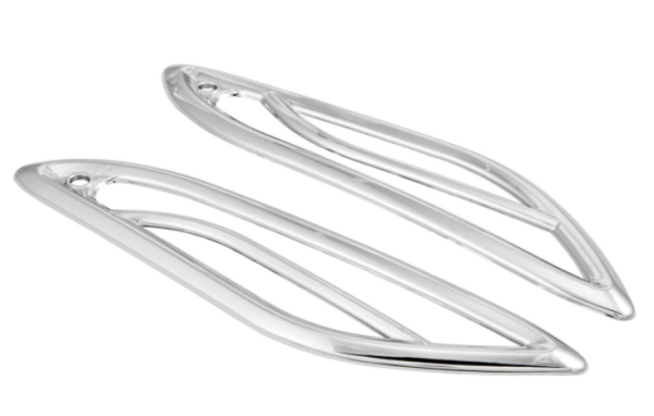 Grille de clignotant droite/gauche, arrière pour Vespa Primavera/​Sprint 50-150ccm 2T/​4T AC, chromée