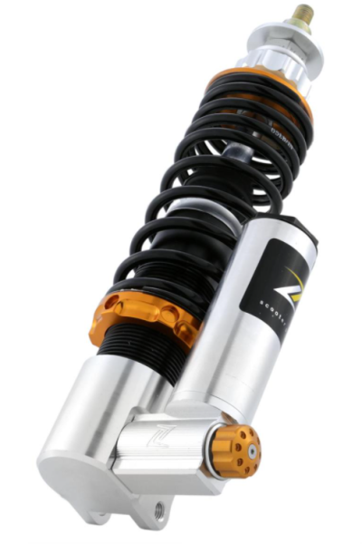 Amortisseur avant pour Vespa GTS/​GTS Super/​GTV/​GT 60/​GT/​GT L, argent/orange