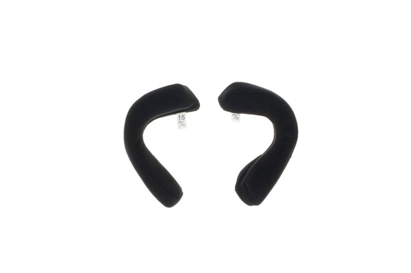 Coussinets de joues Helmo Milano pour Audace, noir
