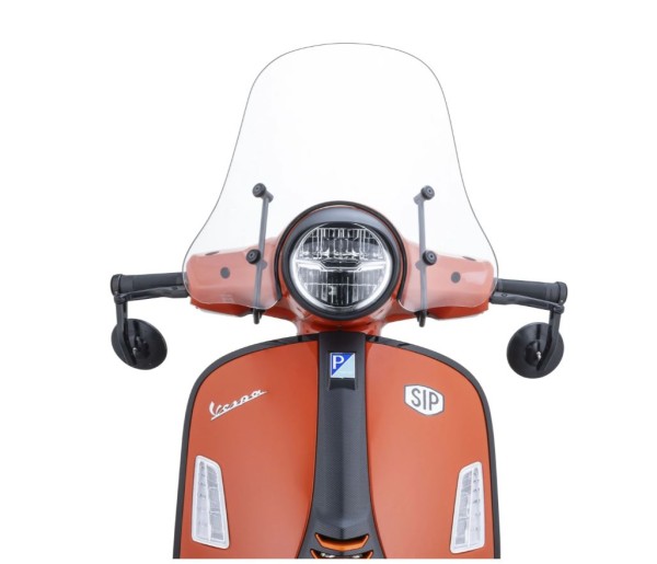 Pare-brise ERMAX Sportivo pour Vespa GTS/GTS Super (`23-), clair