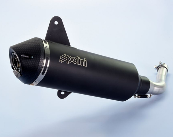 Système d'échappement Polini noir pour Vespa 300 GTS, GTV E4 2017-2019