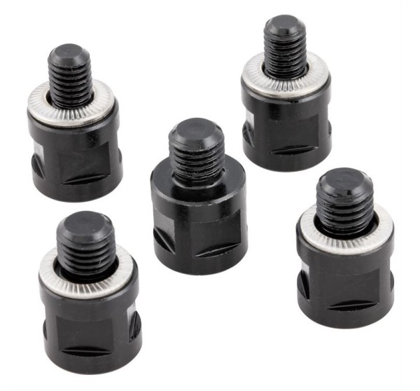 Adaptateur de rétroviseur RIZOMA "Direct Mount" pour Vespa, noir anodisé