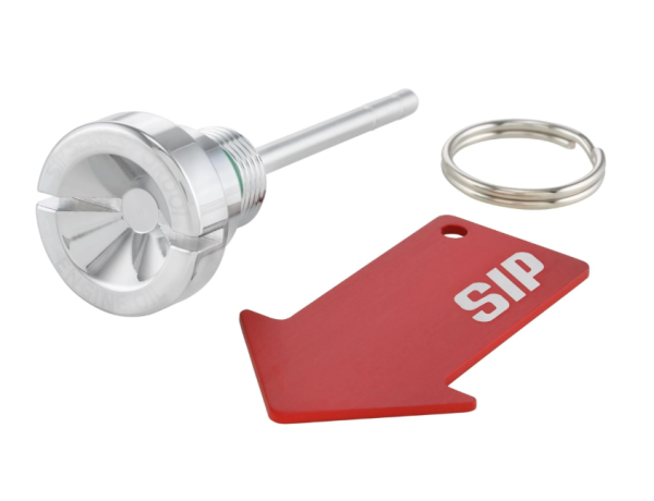 Bouchon de remplissage d'huile moteur pour Vespa GTS Super 125ccm 4T LC Euro 3 (09-16), chrome