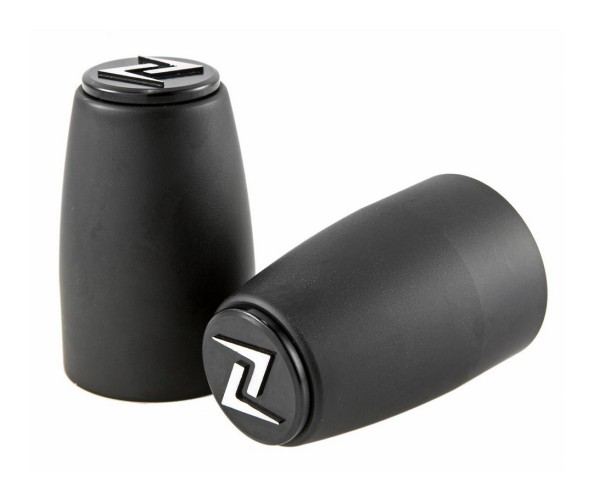 Masses d'extrémité de guidon ZELIONI pour Vespa, la paire, noir mat